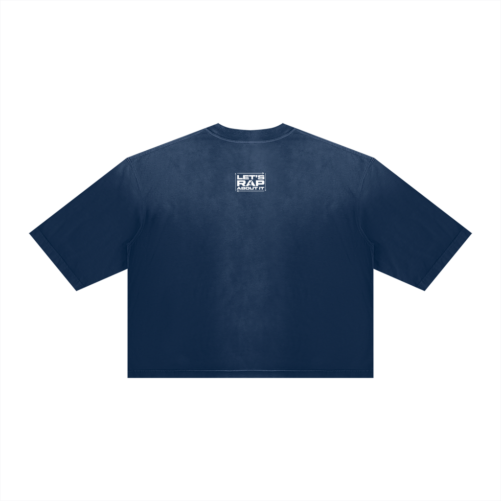 Navy Blue Pause Tee